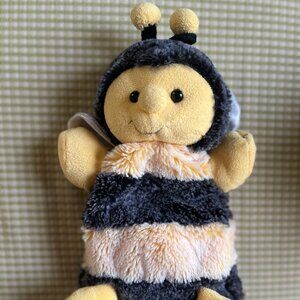 Super Soft Plush Bee Hand Puppet (from France)